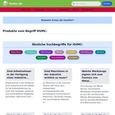 Screenshot hvmc.de