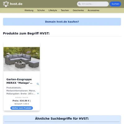 Screenshot hvst.de