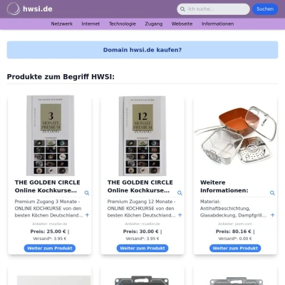 Screenshot hwsi.de