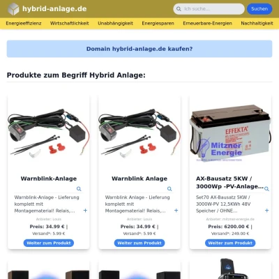 Screenshot hybrid-anlage.de
