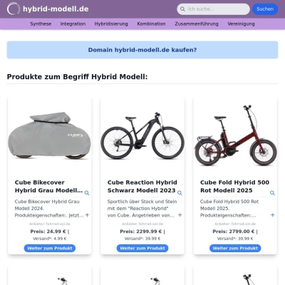 Screenshot hybrid-modell.de