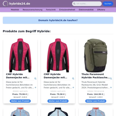 Screenshot hybride24.de