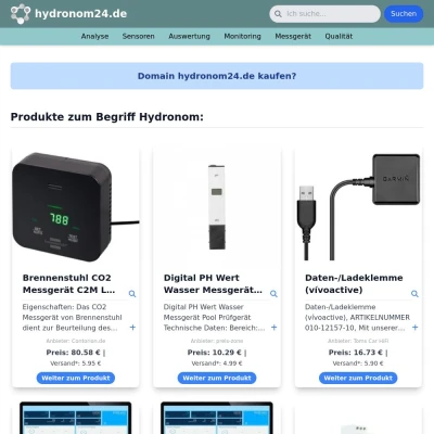 Screenshot hydronom24.de