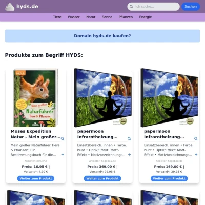 Screenshot hyds.de