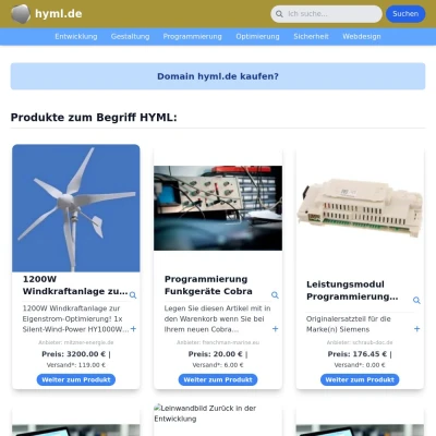 Screenshot hyml.de