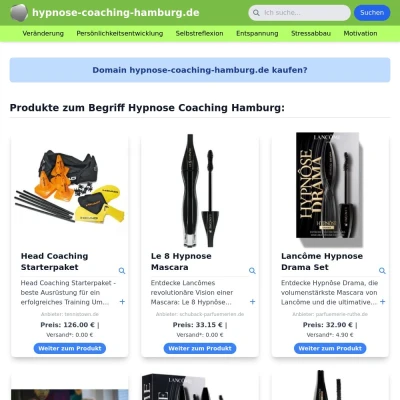 Screenshot hypnose-coaching-hamburg.de