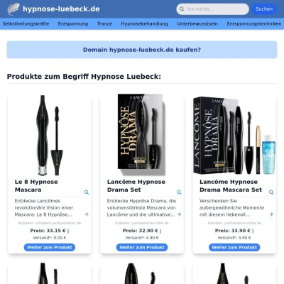 Screenshot hypnose-luebeck.de