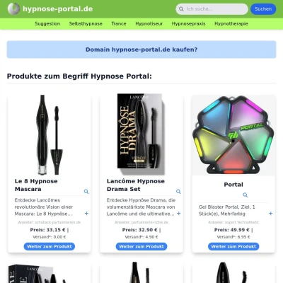 Screenshot hypnose-portal.de
