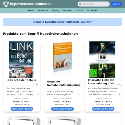 Screenshot hypothekenschuldner.de