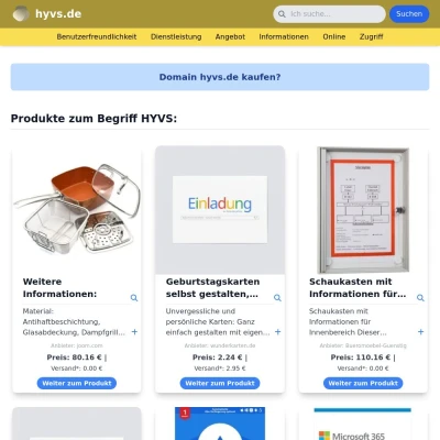 Screenshot hyvs.de