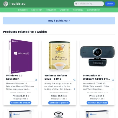 Screenshot i-guide.eu