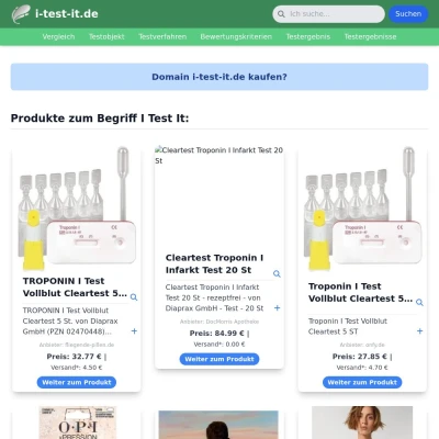 Screenshot i-test-it.de