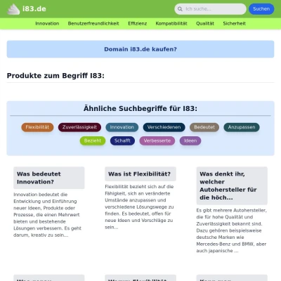 Screenshot i83.de