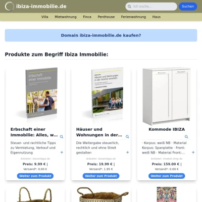 Screenshot ibiza-immobilie.de