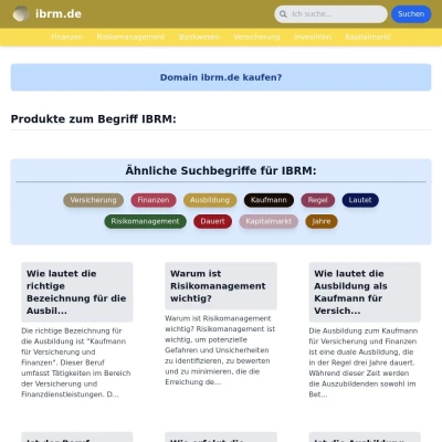 Screenshot ibrm.de