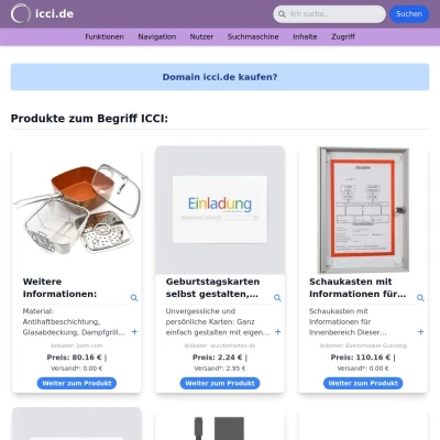 Screenshot icci.de