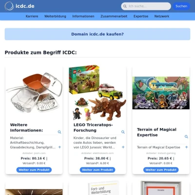 Screenshot icdc.de