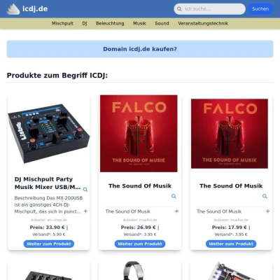 Screenshot icdj.de