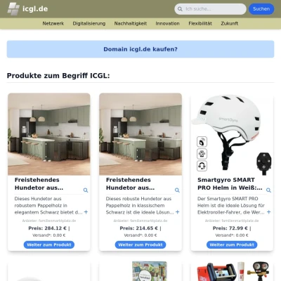 Screenshot icgl.de