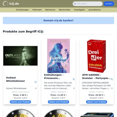 Screenshot icij.de