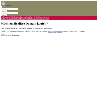 Screenshot icmq.de