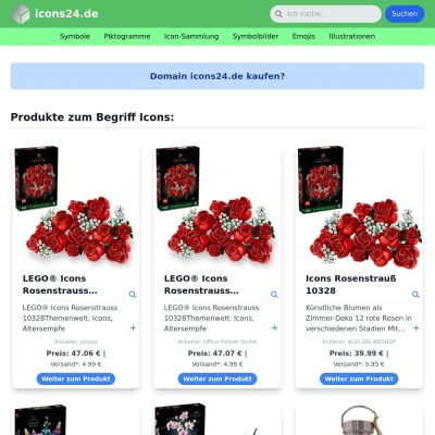Screenshot icons24.de