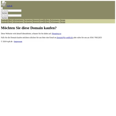 Screenshot icpb.de