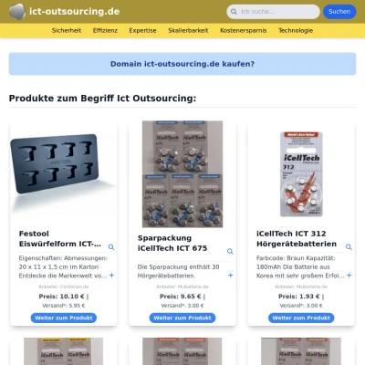 Screenshot ict-outsourcing.de