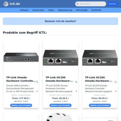 Screenshot ictl.de