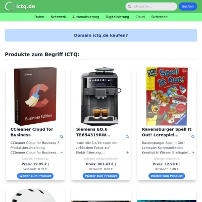 Screenshot ictq.de