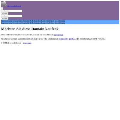 Screenshot ideenworkshop.de