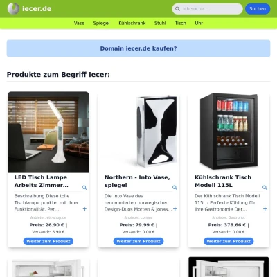Screenshot iecer.de