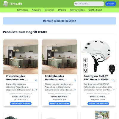 Screenshot iemc.de
