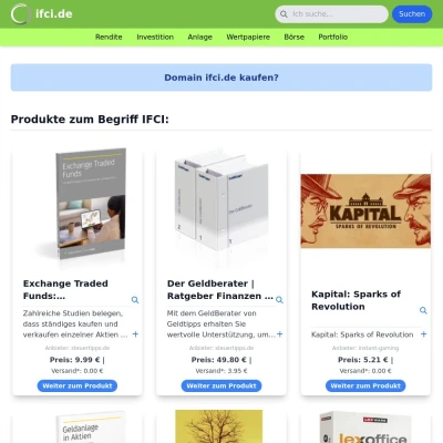 Screenshot ifci.de