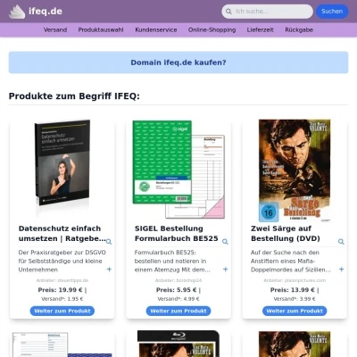 Screenshot ifeq.de