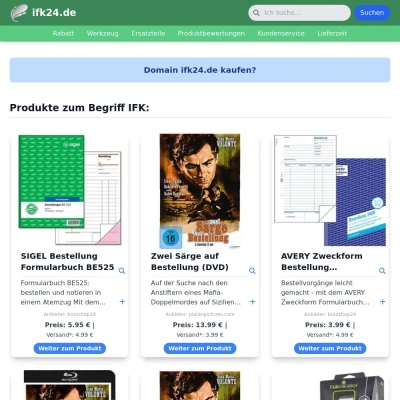 Screenshot ifk24.de