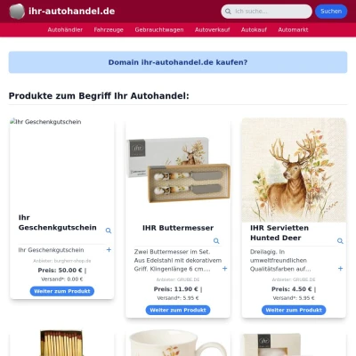 Screenshot ihr-autohandel.de