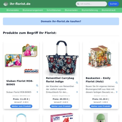 Screenshot ihr-florist.de