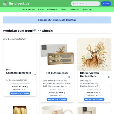 Screenshot ihr-glueck.de