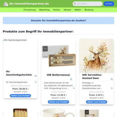 Screenshot ihr-immobilienpartner.de