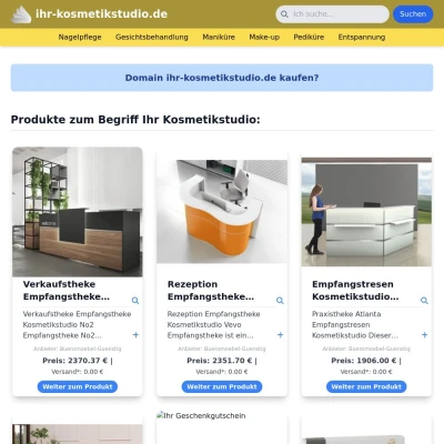 Screenshot ihr-kosmetikstudio.de