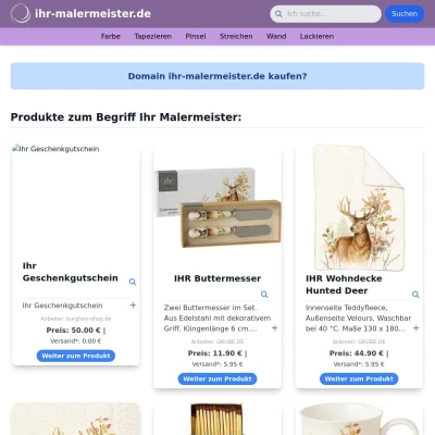 Screenshot ihr-malermeister.de