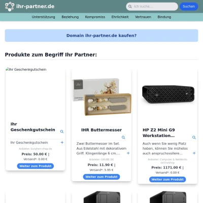 Screenshot ihr-partner.de