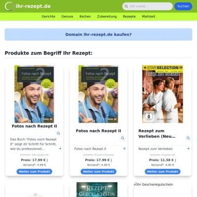 Screenshot ihr-rezept.de