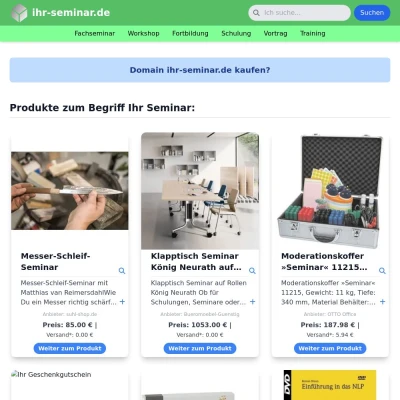 Screenshot ihr-seminar.de