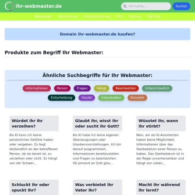 Screenshot ihr-webmaster.de