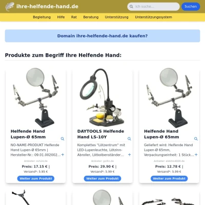 Screenshot ihre-helfende-hand.de