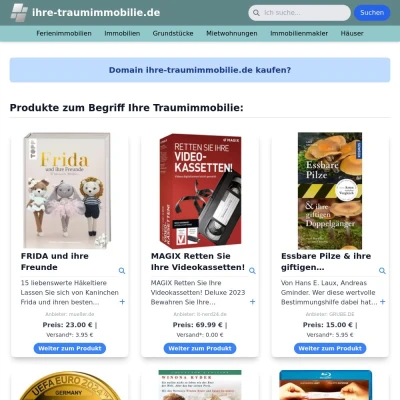 Screenshot ihre-traumimmobilie.de