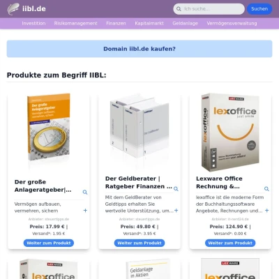 Screenshot iibl.de