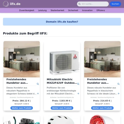 Screenshot iifx.de